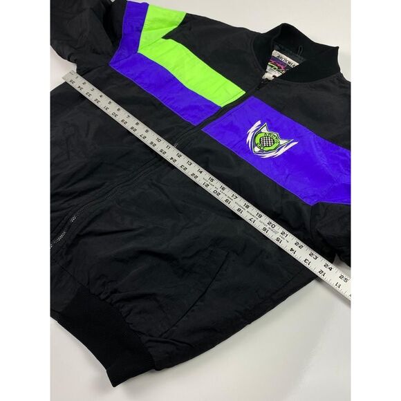 Vtg Arctic Wear Arctic Cat Sno Pro Snowmobile Jacket Mens Large Tall Black Purpl - Picture 7 of 9